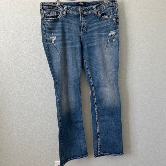 Silver Jeans - Suki Slim Boot - Size 20 Length 35 - Picture 1 of 10